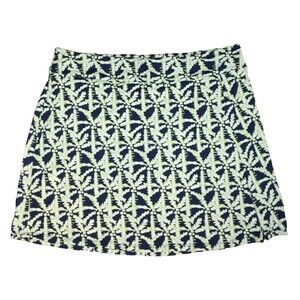 Lulu B Blue - Green- Women LARGE Skort Resort Wear Golf Tennis Pickleball Floral